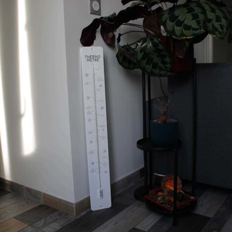 Thermomètre en métal géant 90 cm Déco