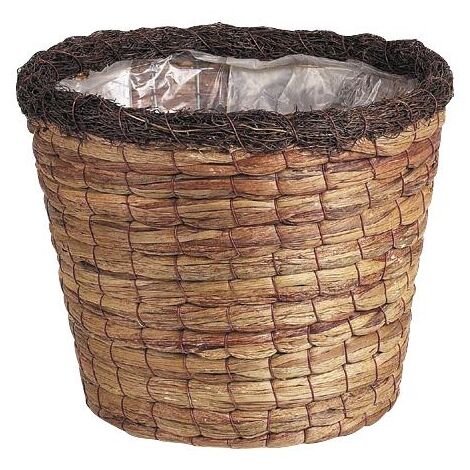 Cache-pots ronds en jacinthe (lot de 4)