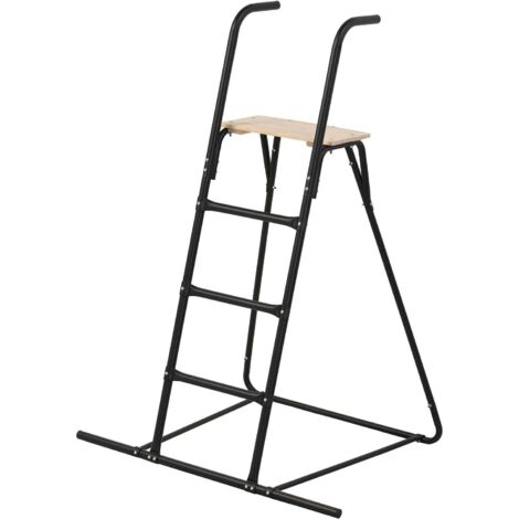 KBT – Structure toboggan 1,2 m – Métal thermolaqué – Surface antidérapante – Compatible avec glissières 120 cm de hauteur