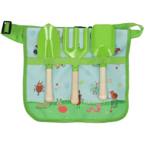 Set de jardinage pour enfants 4 pièces - Vert - L 90 x H 25,4 cm - Livraison gratuite