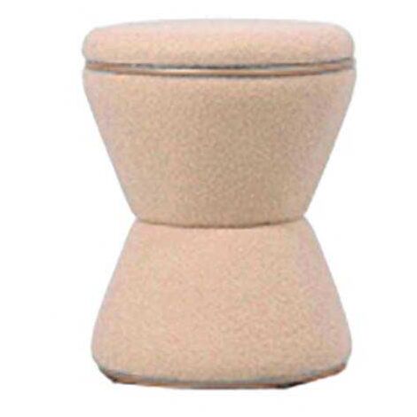 Pouf en tissu teddy Gustar (1/2)