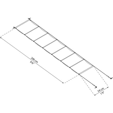 Stores de toit effet lin pour pergola Pour pergola 3x8.6 m