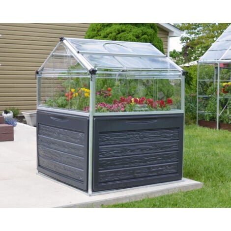Mini-serre de jardin en aluminium et polycarbonate Plant-Inn