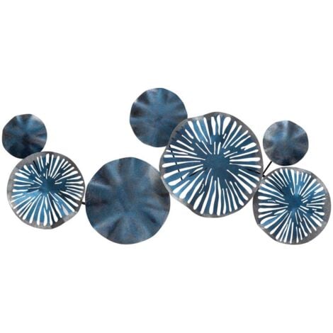 Pduoduo 3pcs Bohème Soleil Et Lune Noir Décoration Murale En Métal, Art