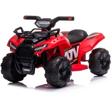 Quad électrique Enfant MAMIZO 6V - 3 Km/h, Avec MP3 Et Phares, Pour 3-8 Ans (30 Kg Max), Charge USB - 5