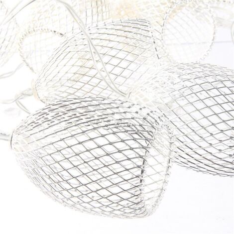 Guirlande lumineuse 10 cages argentées 1 (1/5)