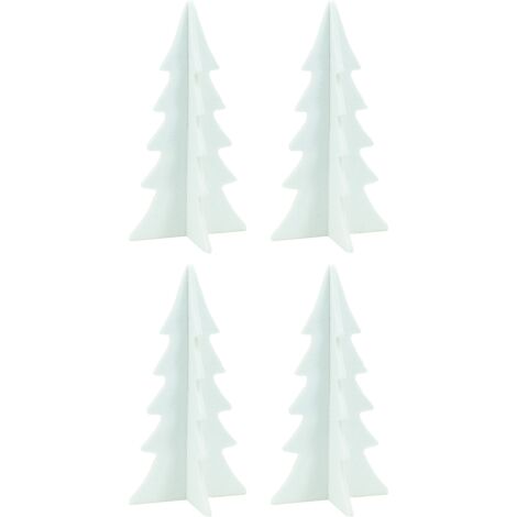 Lot de 2 mini sapins de Noël artificiels : sapin de Noël miniature en