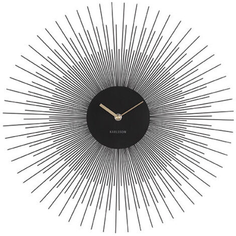 Horloge en métal Peony 45 cm (1/4)
