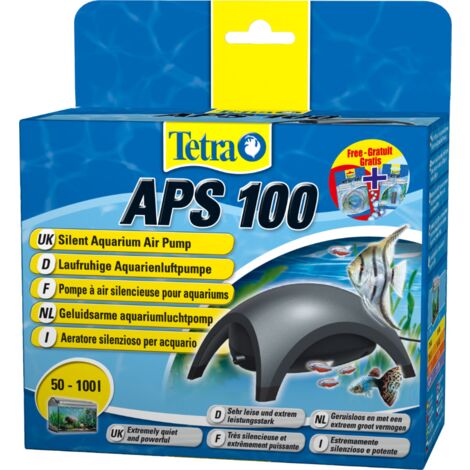 Pompe à air silencieuse pour aquariums Tetra APS 100 50 - 100 litres