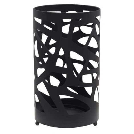 Porte-parapluies Métal Gris UNIMASA - Hauteur 48,5 Cm - Neuf