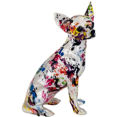 Signes Grimalt Figures de figure animale Chihuahua Animaux Black 12x17x26cm 17419