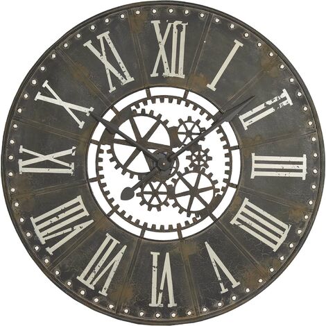 Pendule murale industrielle 91 cm