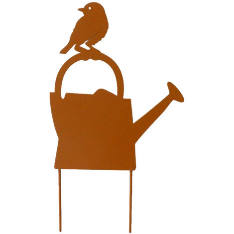Silhouette arrosoir sur pique  21 x 38 cm (1/2)