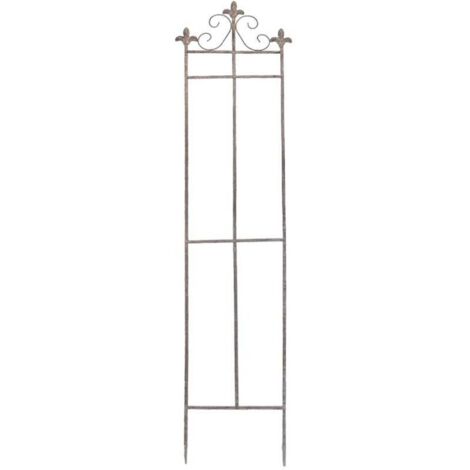 Treillage jardin fer Fleur de Lys 28x128cm