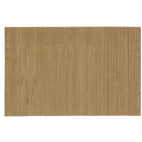 Sets de table en bambou (Lot de 4) naturel Aubry Gaspard | Leroy Merlin