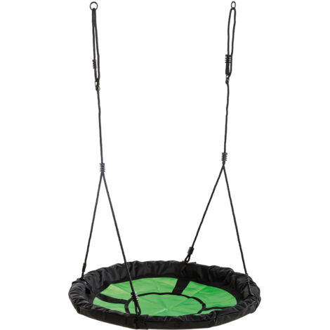 Exit Toys – Balançoire nid d'oiseau Swibee – KBT – Polypropylène HDPE imperméable – Diamètre 98 cm – Corde réglable 2m à 2,40m