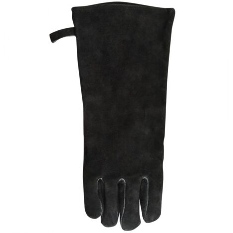 Gant pour barbecue - H 41 cm - Noir - Livraison gratuite (1/2)