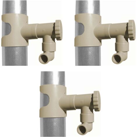 Récupérateur d'eau pour gouttière circulaire (Lot de 3)
