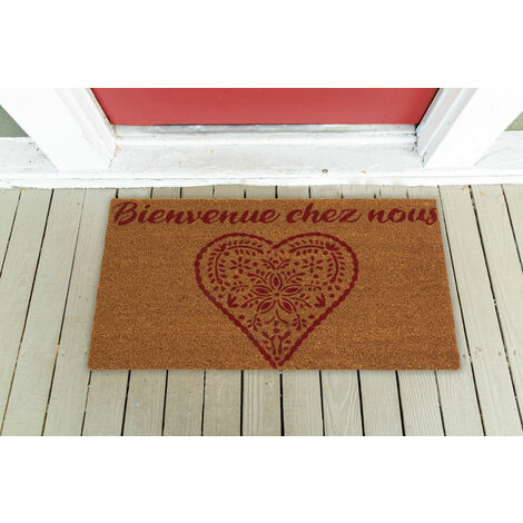 Douceur D‘Intérieur Fußmatte „Coco Bienvenue“ – 40 X 60 Cm, Vinyl, Farbenfroh & Robust