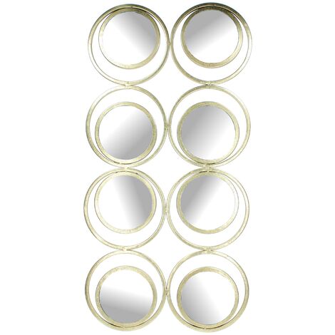 Miroir 8 bulles champagne (1/2)