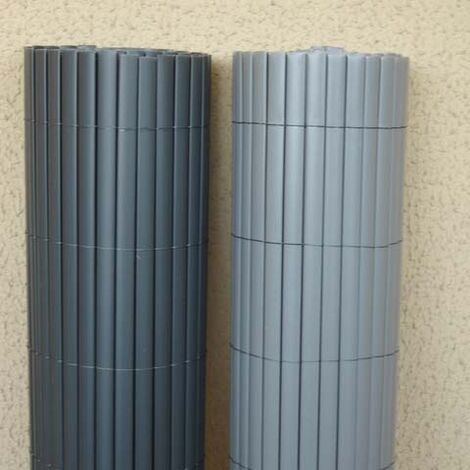 Canisse En Pvc Gris Anthracite Double Face Qualit Lot De