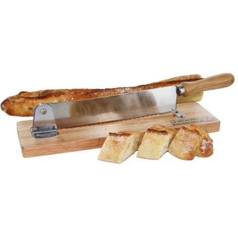 Trancheuse à pain en bois et inox