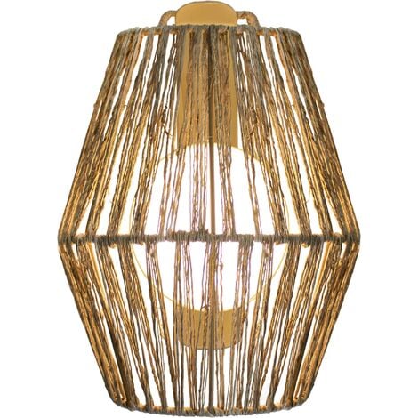 Lampe de jardin en jute sisine 30 cm