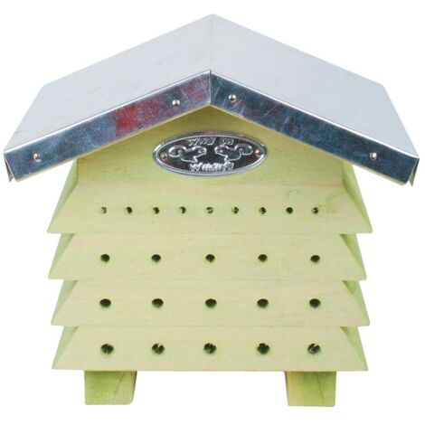 Refuge à abeilles en bois et zinc