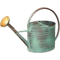 Arrosoir Guillouard Ovale 1,75L Vert Vieilli - Acier Galvanisé, Déco Intérieur/extérieur