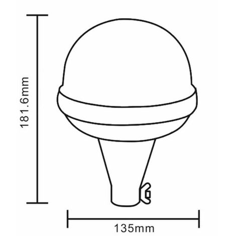 Lampeggiante LED a base flessibile 12-24V