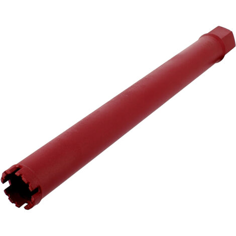 Gt Market – Couronne diamant Ø 44 mm – Longueur 400 mm – Raccord fileté 1 1/4” – Pour forage béton armé et granit (1/5)