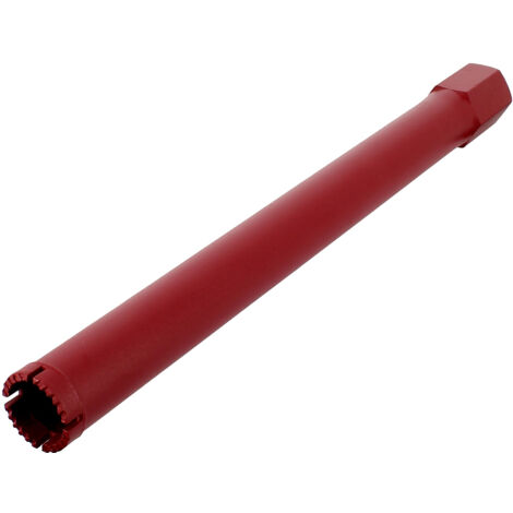 Gt Market – Couronne diamant 40 mm – Forage rapide dans granit et béton armé – Longueur 400 mm – Raccord 1 1/4”