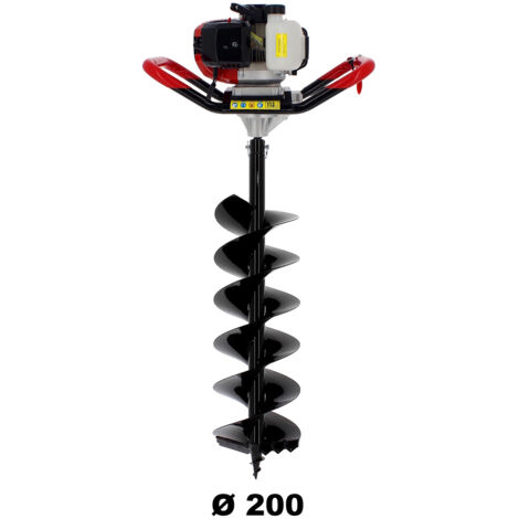 Tarière thermique SEMI-PROFESSIONNELLE 62 cm3 + mèche 200 mm (1/5)