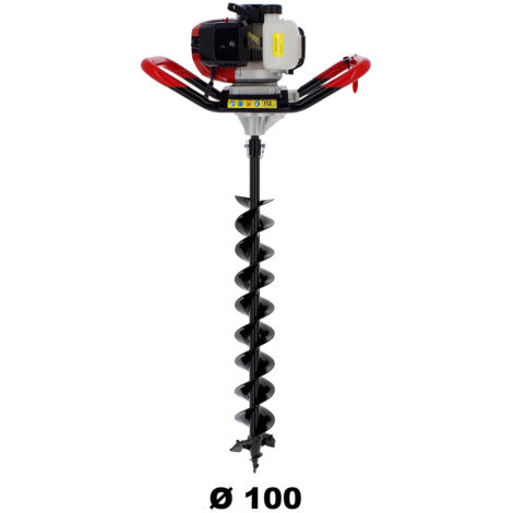 Tarière thermique SEMI-PROFESSIONNELLE 62 cm3 + mèche 100 mm (1/5)