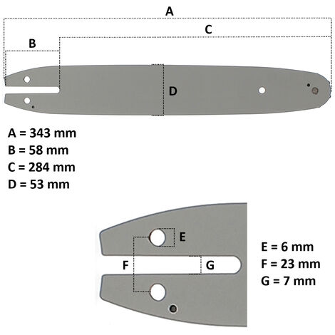 Sägenspezi Guide De 30cm 3/8"PM 45 Maillons 1,1mm Et 4 Chaînes à Gouge