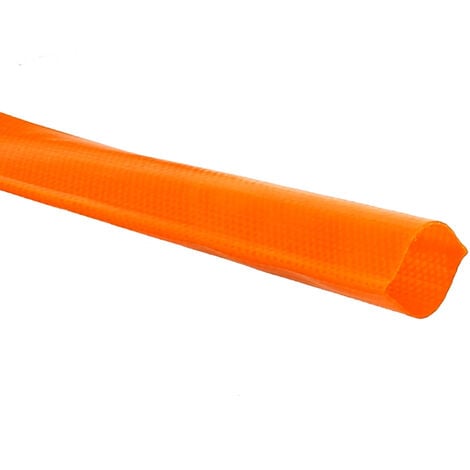 Tuyau de refoulement plat Ø 25 mm (1'') orange - Longueur 10 mètres