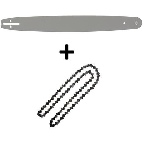 Guide 22 pouces (55 cm) avec chaîne 85 maillons pour tronçonneuse