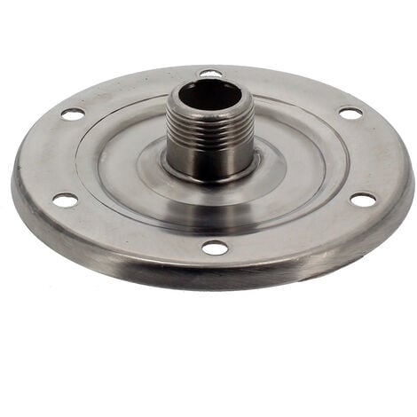 Bride 1' (33 mm) en inox pour réservoir à pression et surpresseur 24, 50 et 100 litres