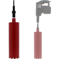 Gt Market – Couronne diamant Ø 127 mm – Adaptateur SDS-plus pour perceuse et perforateur – Forage rapide dans béton armé et granit