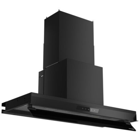SILVERLINE 3129.9.733.28 Cappa ad Incasso Aspirante 90cm Inside 3 Drop Control - Nera
