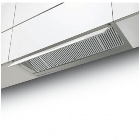 Faber Cappa ad Incasso In-Nova Zero Drip 305.0626.489 Acciaio Inox e Vetro Bianco da 90cm