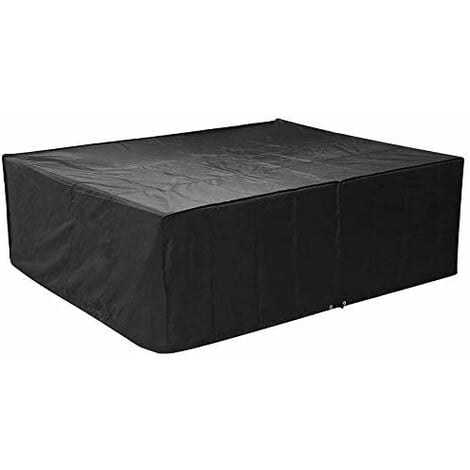 Garden Furniture Cover 250 x 200 x 80 cm(Black) Homfa