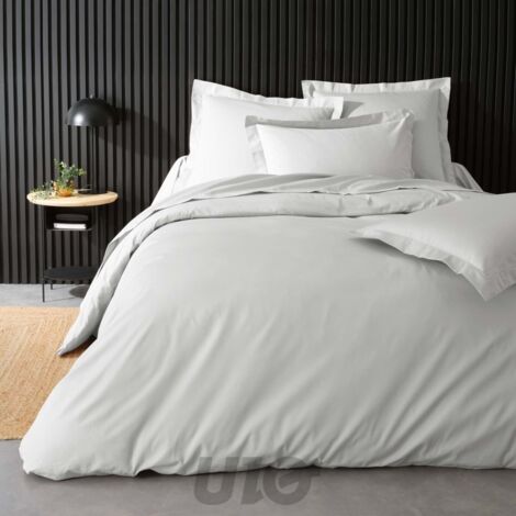Housse de couette 100% Percale de Coton ORIGINE Blanc 240x220 cm