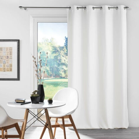 Rideau Occultant Douceur D'Intérieur - 135x240 Cm, Oeillets, Chambray