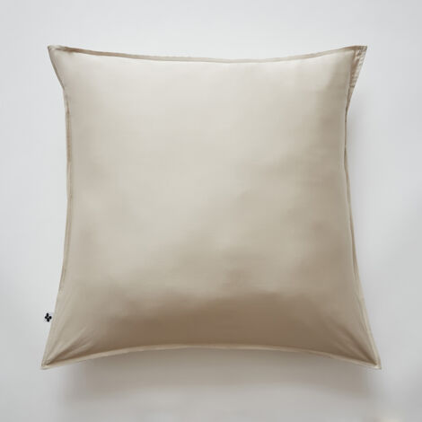 Taie d'oreiller 63 x 63 cm satin de bambou Salomé Naturel (1/3)