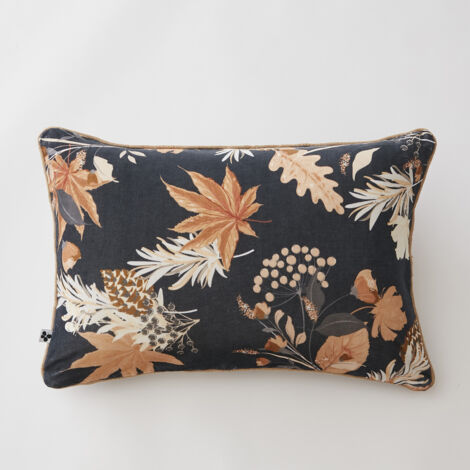 coussin déhoussable 40 x 60 cm velours de coton imprimé hazel (1/2)