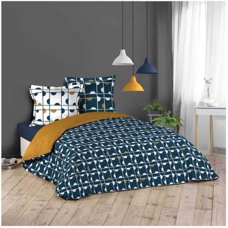 Parure 3 p. 240 x 220 cm imprime 42 fils allover gabi Sans (1/5)