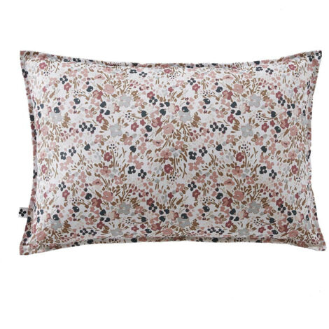 Housse de coussin 40 x 60 cm polyester imprimé + enduction Capucine pampa (1/2)