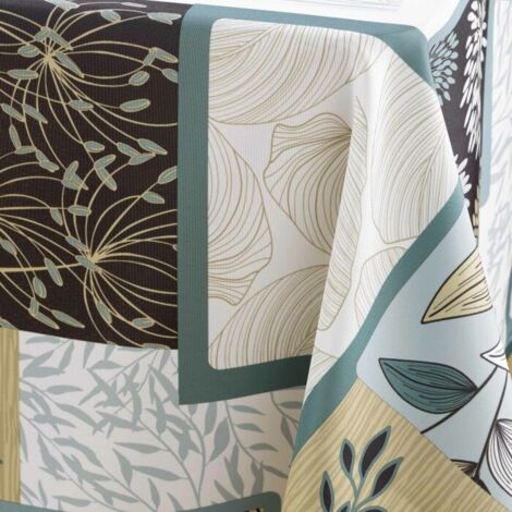 Nappe Festive Lurex Dorée Et Crème – Rectangle 150x240 Cm, Entretien Facile, Anti-taches - 6