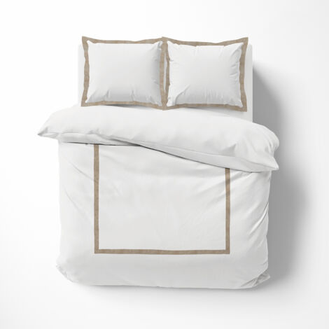 Raffinement Naturel - Housse de Couette Lauraline 240 x 220 cm en Coton et Lin (1/4)